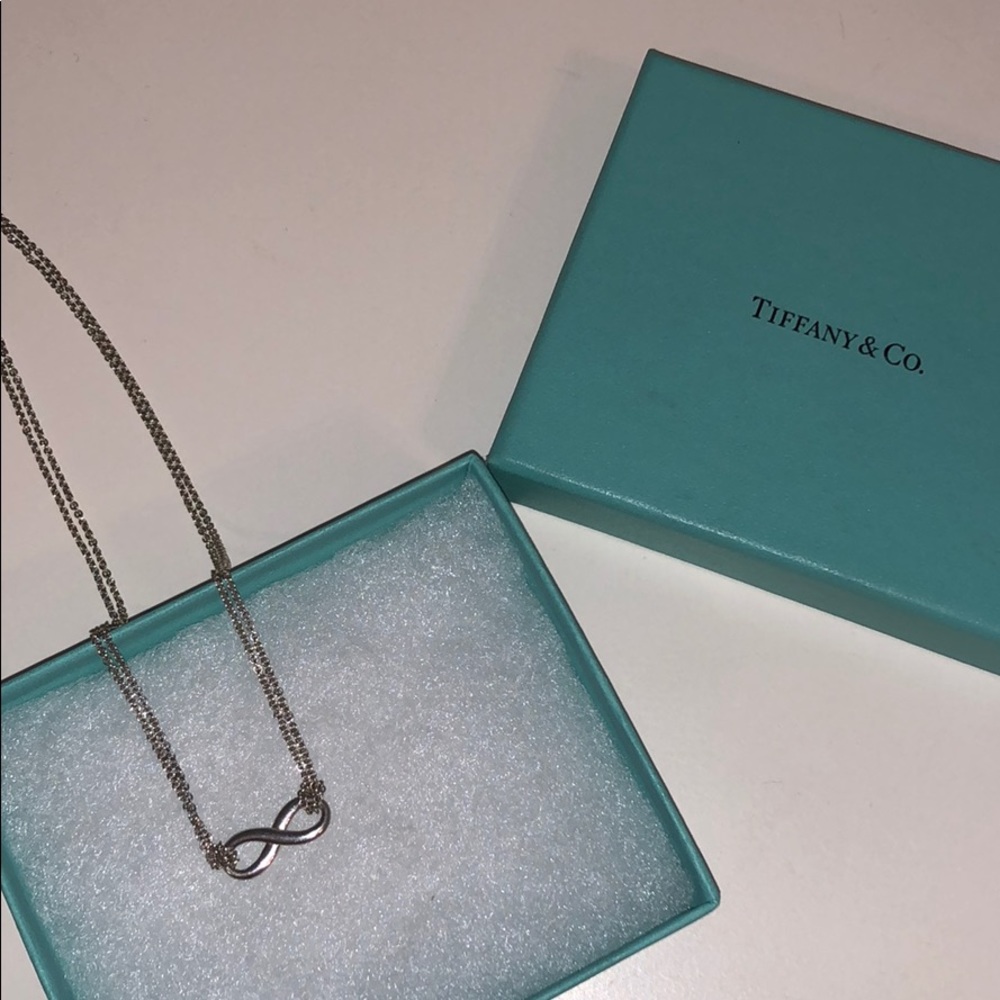 Tiffany and co infinity necklace